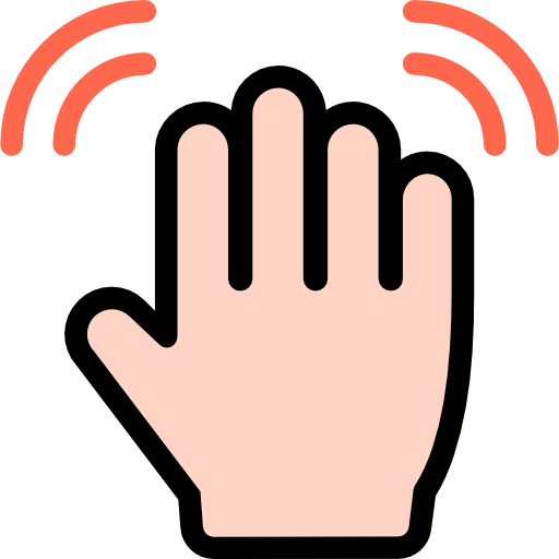Waving hand